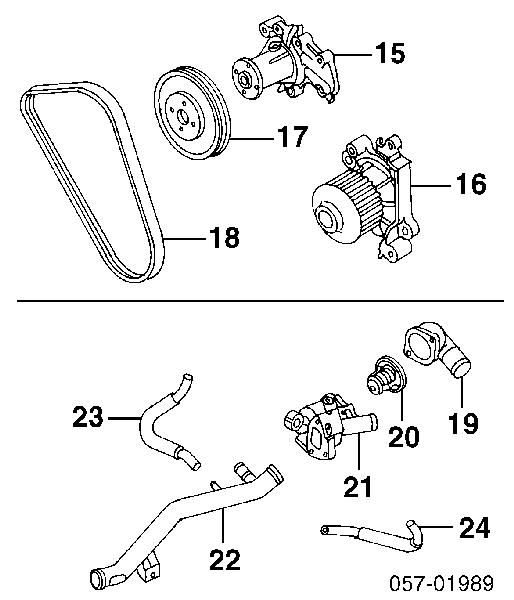 Pas napędowy mechanizmów 4PK785 Dongil