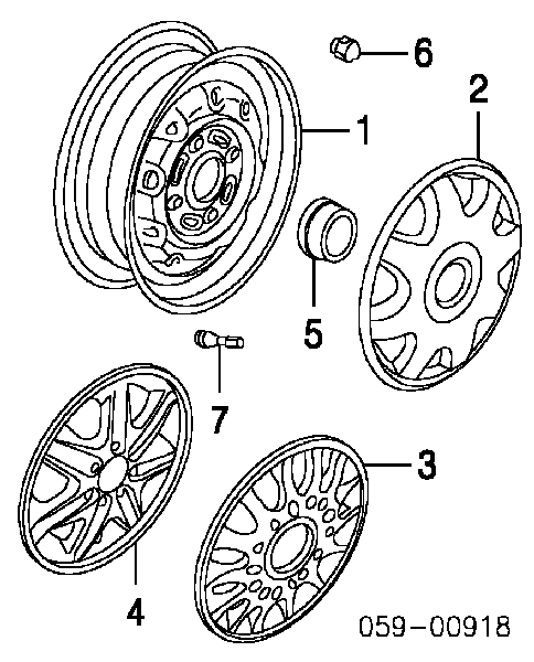 0914012042 Suzuki nakrętka koła