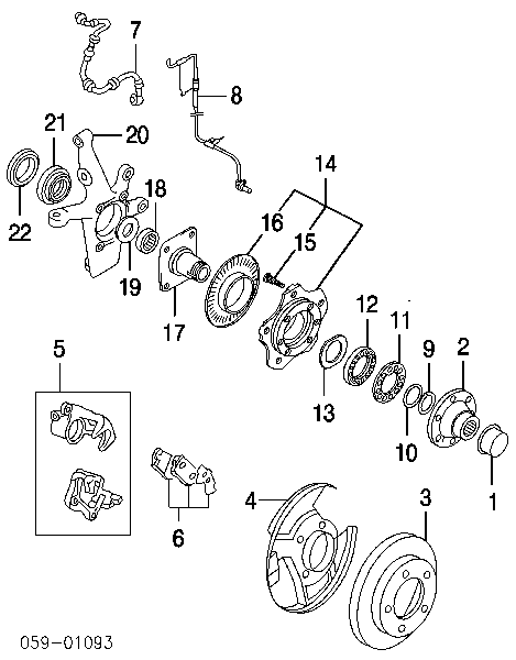 Łożysko piasty przedniej Suzuki Jimny (FJ)