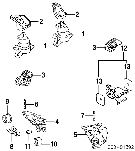 Rolka napinacza paska rozrządu HYUNDAI 2445038011