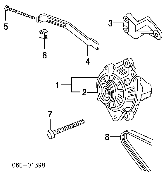 Alternator KIA Rio 2 (DE)