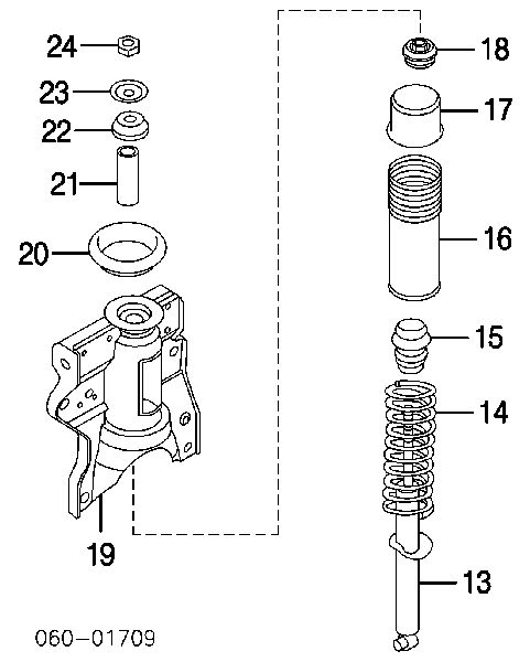 Odbój amortyzatora tylnego MK81266 Sato Tech