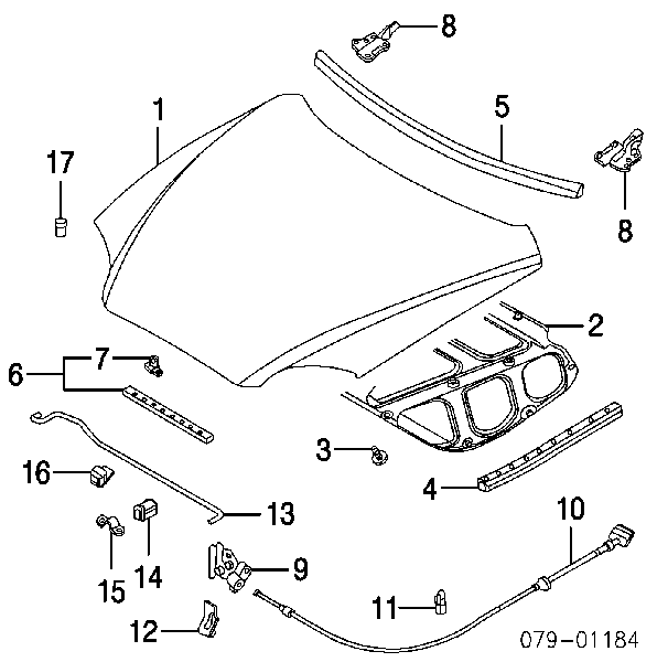 Maska silnika KIA Rio 1 (DC)