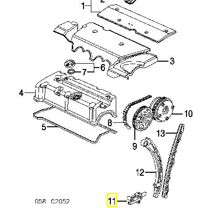 Napinacz łańcucha rozrządu Honda STREAM (RN)