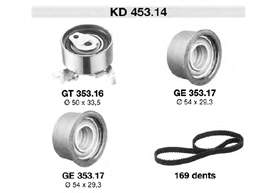 KD453.14 SNR pasek rozrządu, zestaw