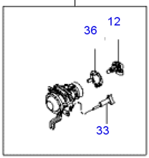 Lampa przeciwmgielna lewa KIA Cerato (LD)