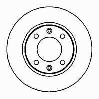 Tarcza hamulcowa tylna Peugeot 206 (2A/C)