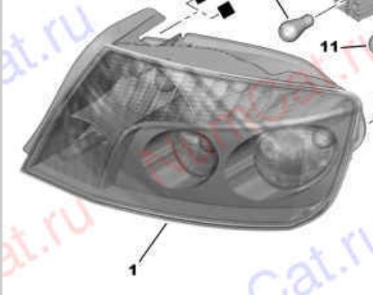 6351GC Peugeot/Citroen lampa zespolona tylna prawa