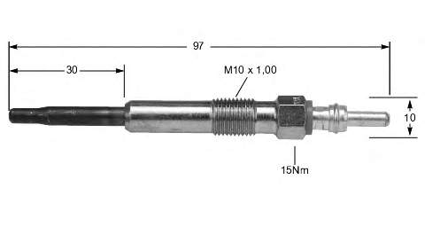 H1121 Hidria świeca żarowa