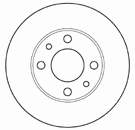 Tarcza hamulcowa tylna Fiat Punto 2 (188)