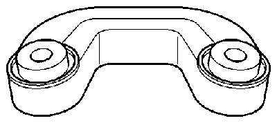 Łącznik stabilizatora przedniego Audi A4 Avant B5 (8D5)