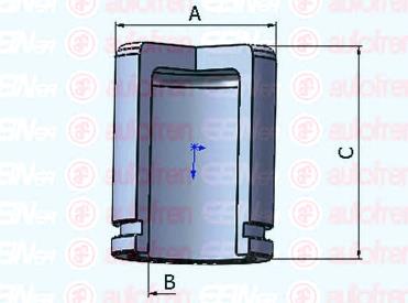 Поршень тормозного суппорта переднего  AUTOFREN D025316