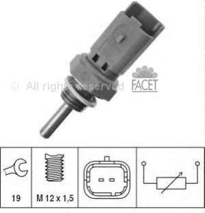 Czujnik temperatury płynu chłodzącego Fiat Doblo (119)