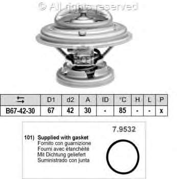 BG 20038 Begel termostat