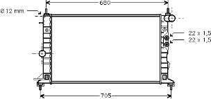 Chłodnica silnika Opel Vectra B (36)