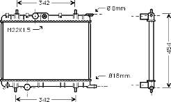 1330G8 Peugeot/Citroen chłodnica silnika