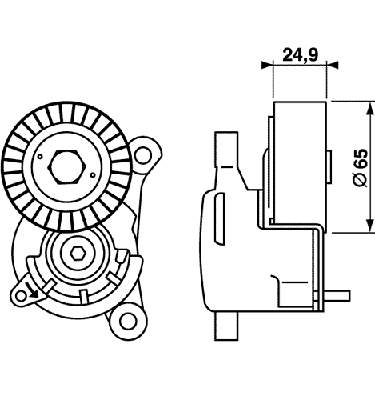 VKM 33019 SKF napinacz paska napędowego