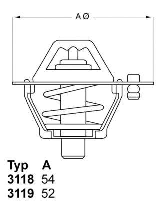 Termostat KIA Pride (DA)