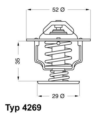 Termostat Honda Civic 3 (AL, AJ, AG, AH)