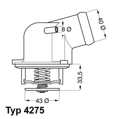 Termostat do Mercedes E (W210)