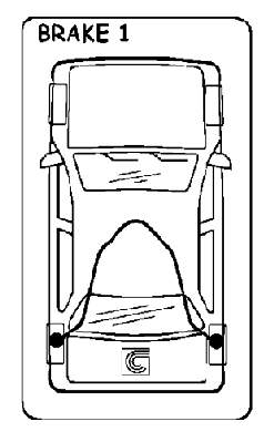 Linka hamulca ręcznego tylna prawa/lewa 1102655 Cavo