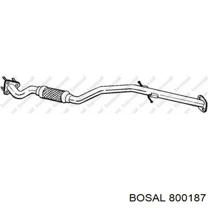 Przedni rura przyjęcia (kalesony) tłumika Opel Insignia A (G09)