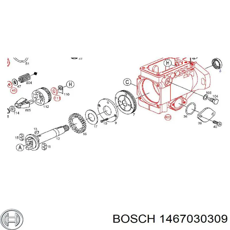 Pompa paliwa mechaniczna Volkswagen Transporter T4 (70XB, 70XC, 7DB, 7DW)