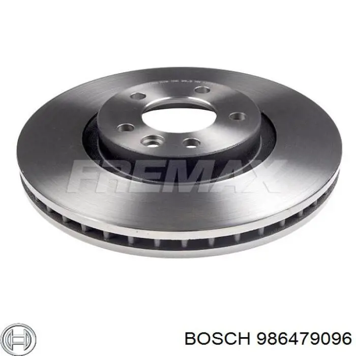 986479096 Bosch tarcza hamulcowa przednia