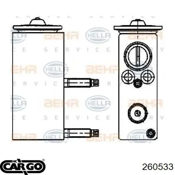 Zawór termostatyczny klimatyzacji Peugeot 407 (6D)