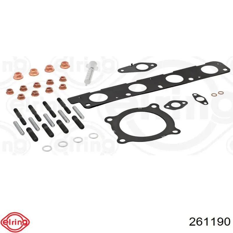 261.190 Elring uszczelka turbiny, zestaw montażowy