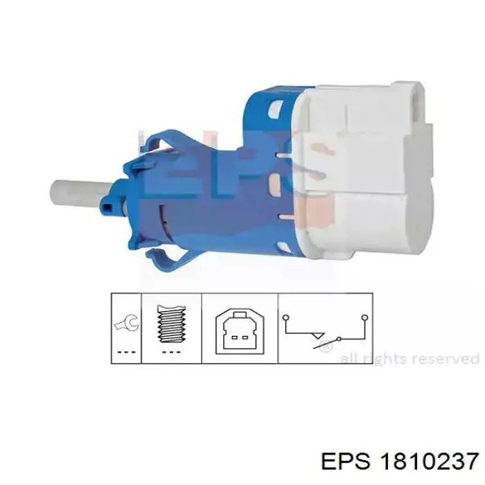 1810237 EPS czujnik włącznika świała stop