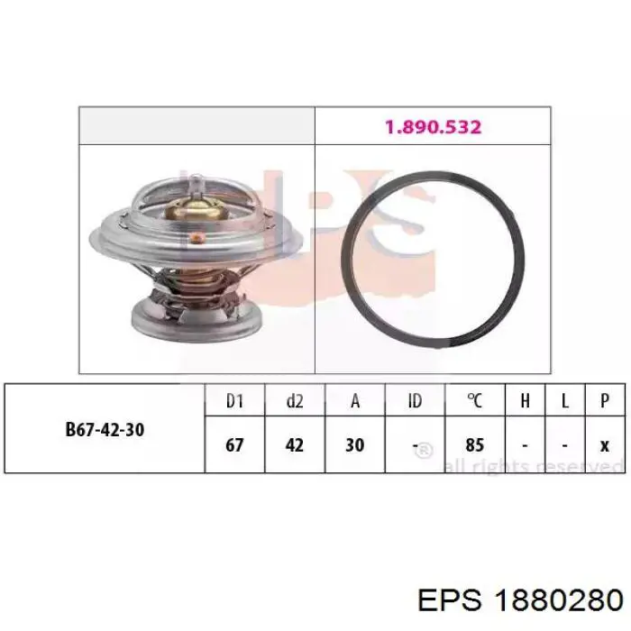 1.880.280 EPS termostat