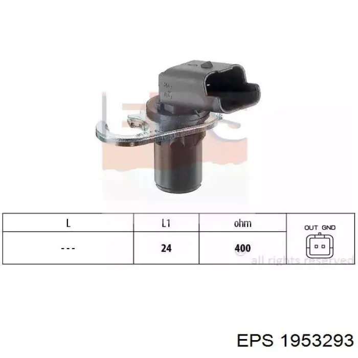 1953293 EPS czujnik położenia wału korbowego