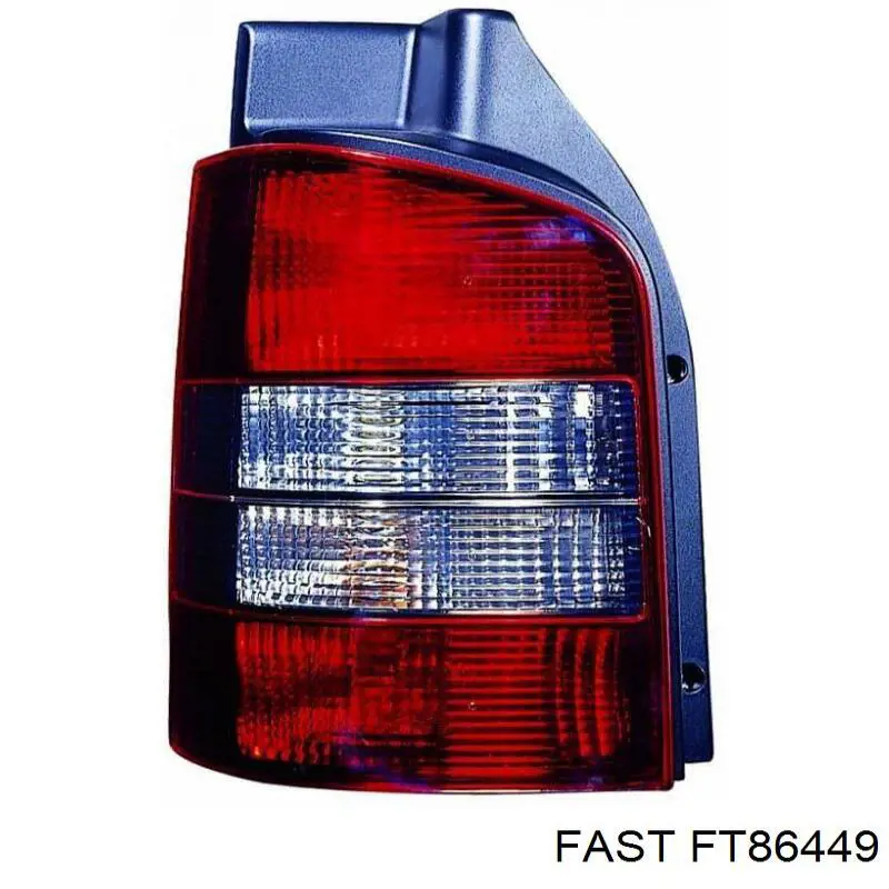 Lampa zespolona tylna prawa Volkswagen Transporter T5 (7HB, 7HJ)