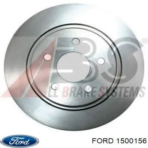 1500156 Ford tarcza hamulcowa tylna