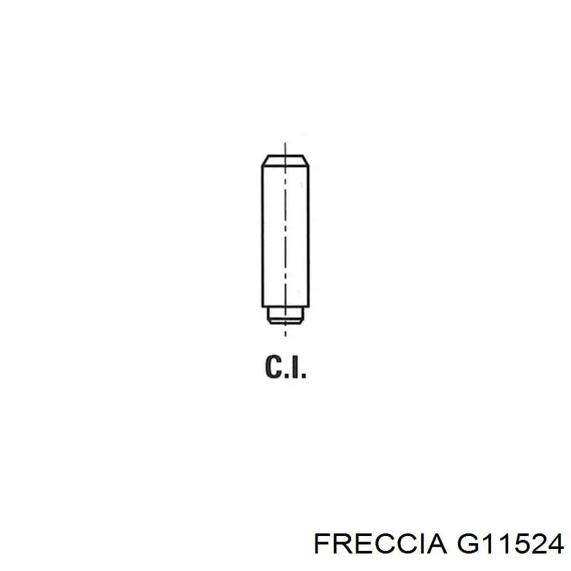 Prowadnica zaworu ssącego Citroen C4 (LC)