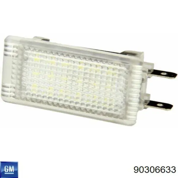 90306633 General Motors lampa oświetlenia schowka