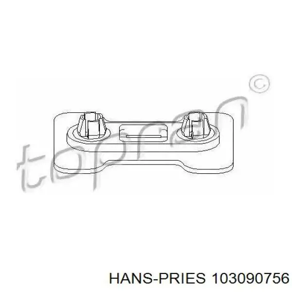 Prowadnica zderzaka przedniego Volkswagen Transporter T4 (70XB, 70XC, 7DB, 7DW)