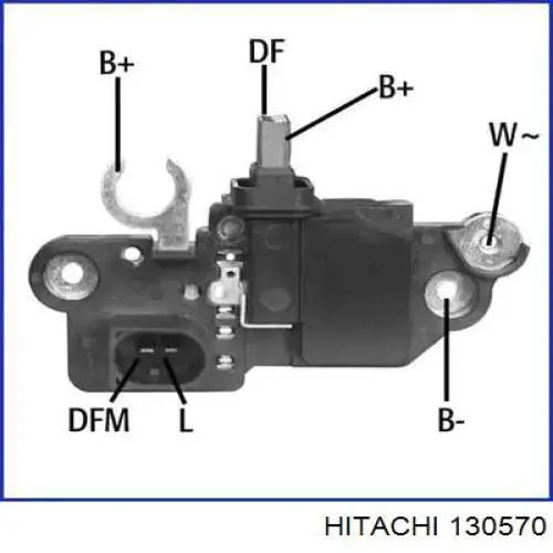 130570 Hitachi regulator alternatora (przekaźnik ładowania)