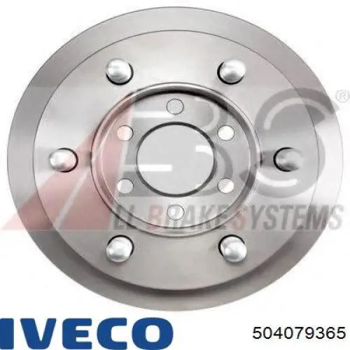 504079365 Iveco tarcza hamulcowa przednia