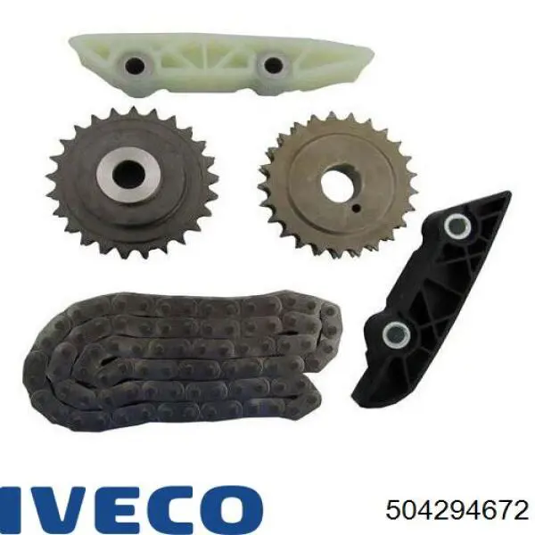 504294672 Iveco łańcuch rozrządu, zestaw