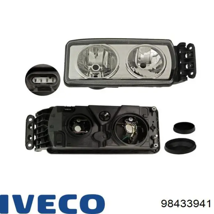 Reflektor prawy Iveco Daily I-II 