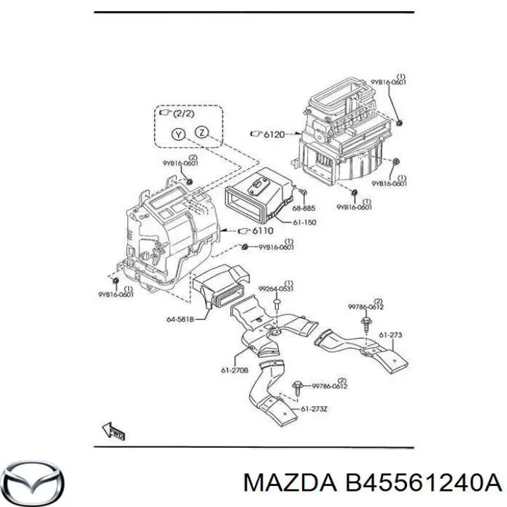 Szybkozłączka węża chłodnicy nagrzewnicy Mazda 6 (GG)