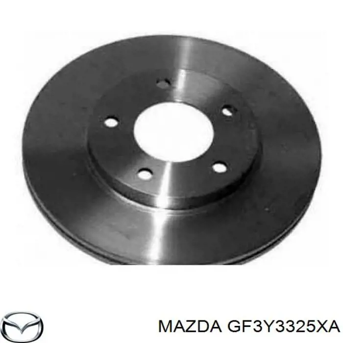 GF3Y3325XA Mazda tarcza hamulcowa przednia