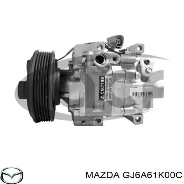 GJ6A61K00C Mazda sprężarka klimatyzacji