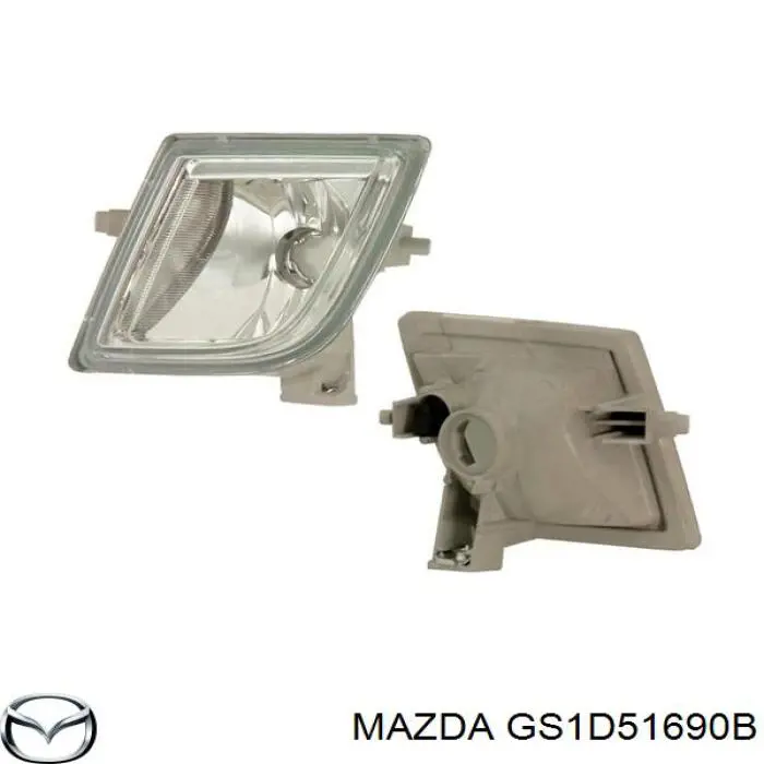 Lampa przeciwmgielna lewa Mazda 6 (GH)