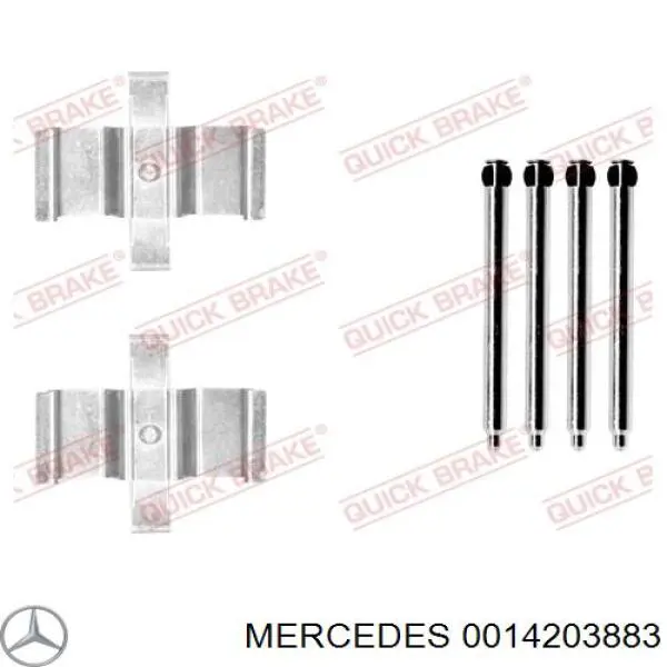 0014203883 Mercedes zacisk hamulcowy tylny prawy