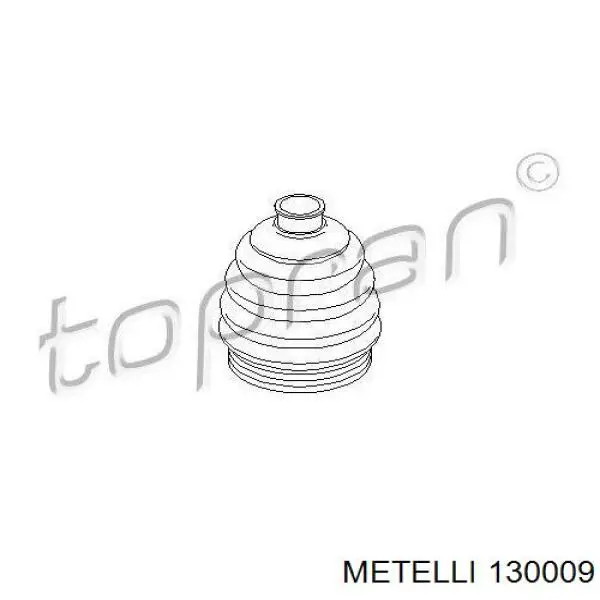 13-0009 Metelli osłona przegubu homokinetycznego półosi przedniej zewnętrzna