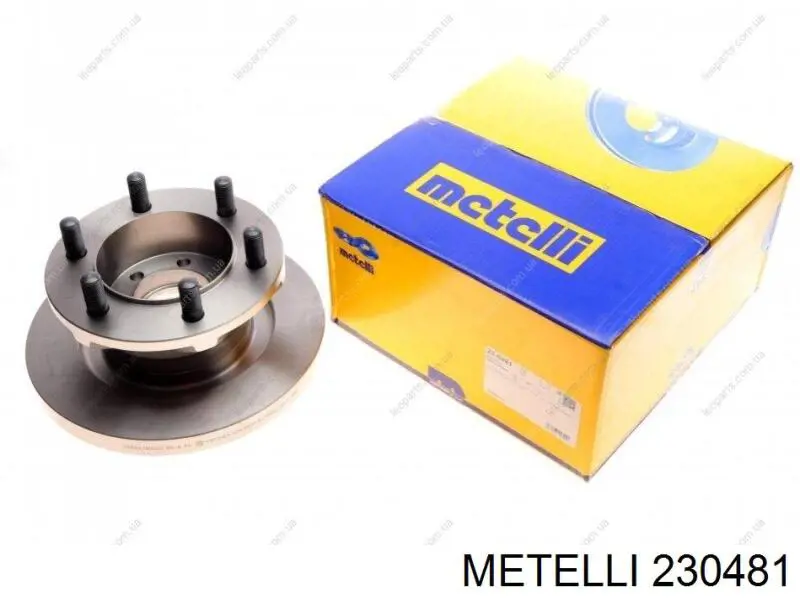 23-0481 Metelli tarcza hamulcowa przednia