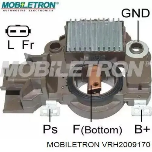 VRH2009170 Mobiletron regulator alternatora (przekaźnik ładowania)